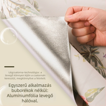 Szekrények és bútorok falimatrica – PVC anyag, növény- és virágminta, francia retro stílus, egyszerű, modern dizájn