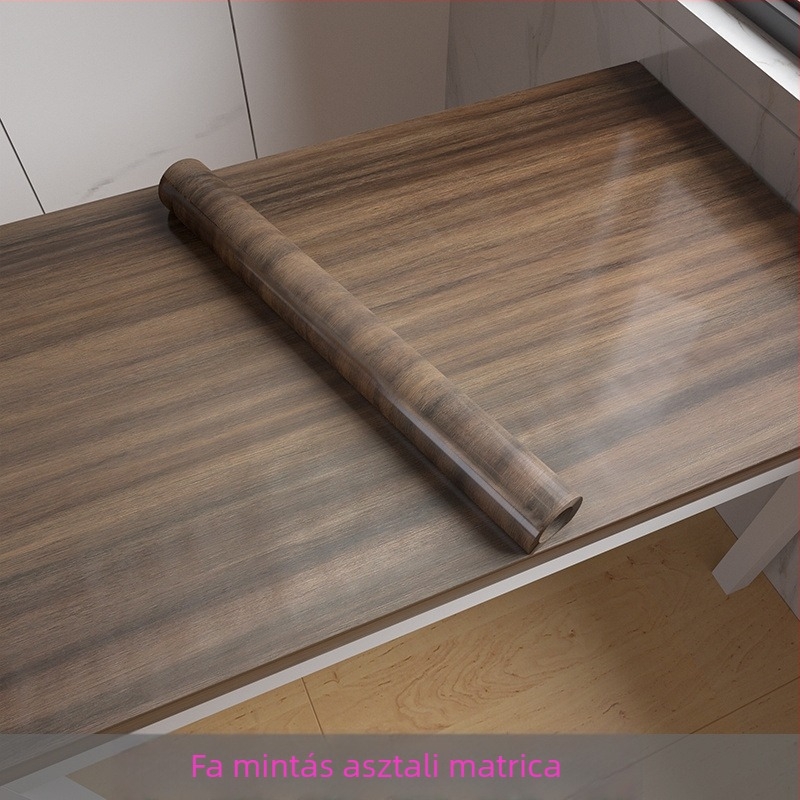 Asztal felületére szánt dekoratív matrica — vízálló és olajálló, fedés régi bútorokon és szekrényeken, felújításra alkalmas