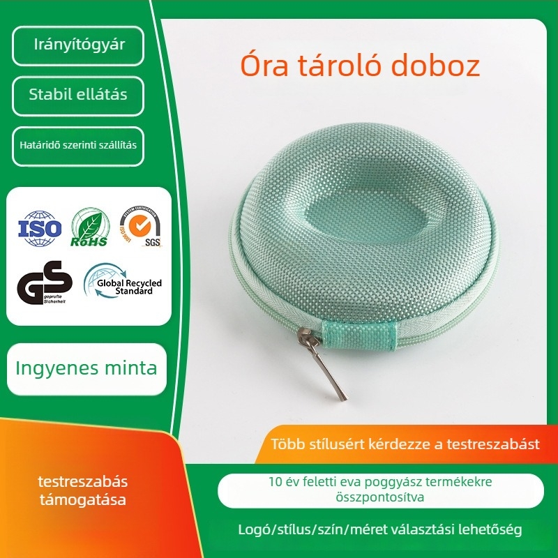 Személyre szabott ékszer- és óratartó doboz – kompozit anyagok, reliefnyomás, értékesítési csomagolásra kész