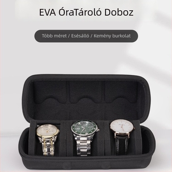 Hordozható óratartó táska, modell SBB001, EVA + Oxford anyag, hőpréselés, szitanyomás, varrás