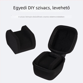 Hordozható óratartó táska, modell SBB001, EVA + Oxford anyag, hőpréselés, szitanyomás, varrás