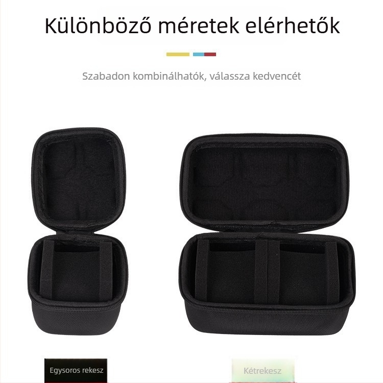 Hordozható óratartó táska, modell SBB001, EVA + Oxford anyag, hőpréselés, szitanyomás, varrás