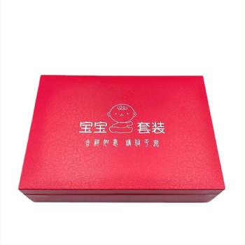 Csecsemő születésének ezüst emlék készlete – akril karkötő doboz és ékszerdoboz