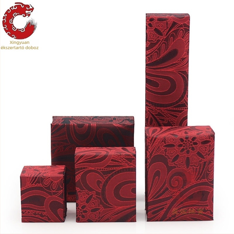 Hetian jade ékszerek csomagoló doboza – brokát külsővel ajándékdoboz, műanyag, márka Xingyue Pavilion