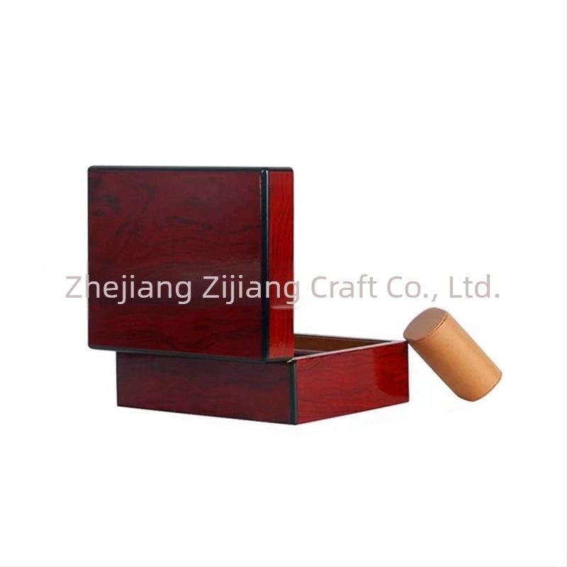 Tömörfa ékszeres doboz piano-lakk felülettel, fülbevaló és gyűrű tároló, kiegészítő csomagolás – ilogpro