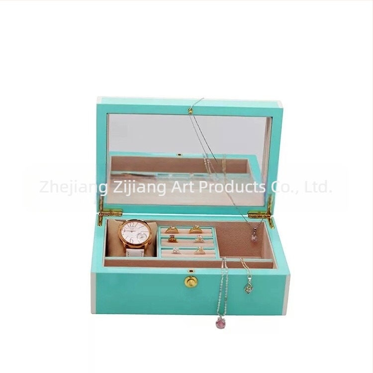 Fából készült ékszerdoboz pianólakkozott felülettel | ilogpro JEW0115 | csomagoló doboz | ékszercsomagolás