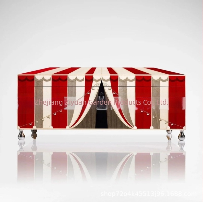 Fából készült ékszerdoboz pianó lakkozott felülettel, parkett mintával – JEW0528, ilogpro