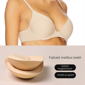 Melltartóba illő mellpad beépített légzsákkal, vastag, lélegző (Anyag: Nylon; Vastagság: Megvastagodott; Funkciók: Gyűjtés, Nyom nélkül, Légáteresztő, Növelés)