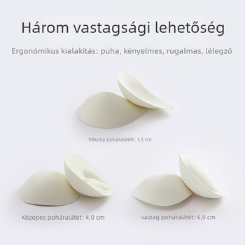 Sportmelltartó betét - extra vastag, hátsó formázás, növeli a kis mellek látszatát - nejlon, Youyiting, 2022 nyári megjelenés