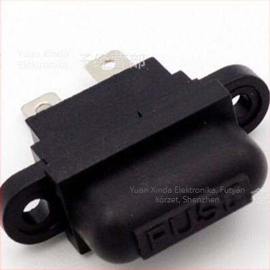 Autó biztosítótartó fedéllel és szerelőpanellel, áramkör 1–50 A, 32 V, maximális áram 50 A, működési hőmérséklet 90°C