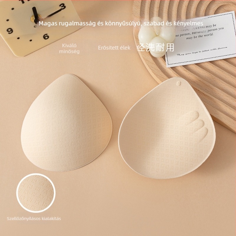 Melltartóbetét - Nylon, Vastagított, Légáteresztő, Láthatatlan, Push-Up