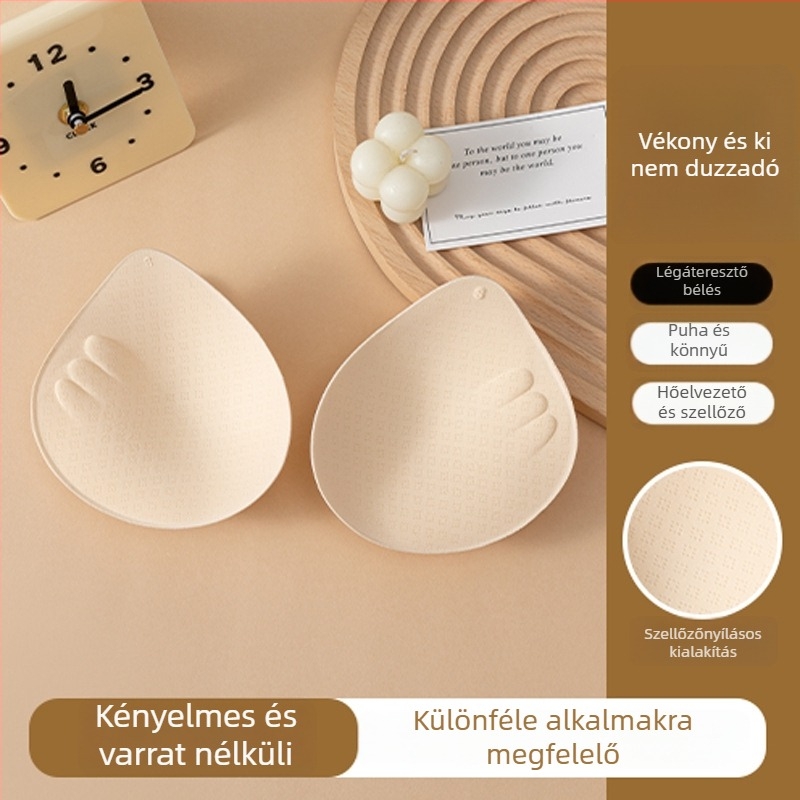 Melltartóbetét - Nylon, Vastagított, Légáteresztő, Láthatatlan, Push-Up