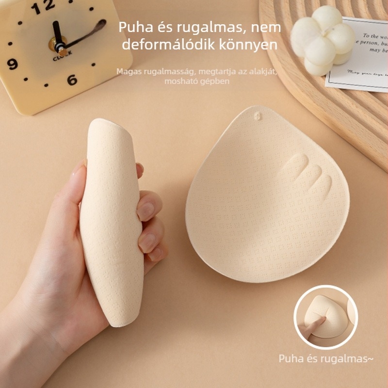 Melltartóbetét - Nylon, Vastagított, Légáteresztő, Láthatatlan, Push-Up