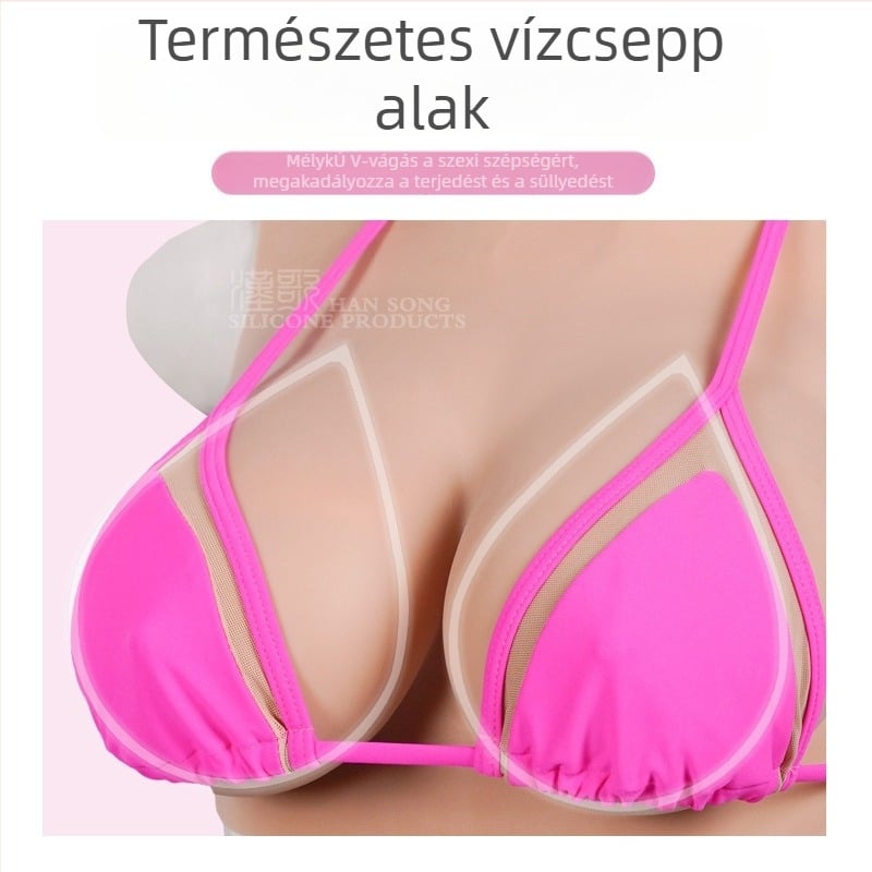 Ultra vékony szilikon mellprotézis posztoperatív viselésre, cross-dressinghez