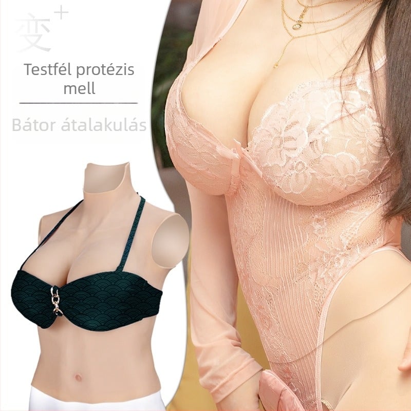 Szilikonból készült mellprotézisek cross-dresshez, féltestes nőies alakhoz, cosplay mellek és push-up párnák
