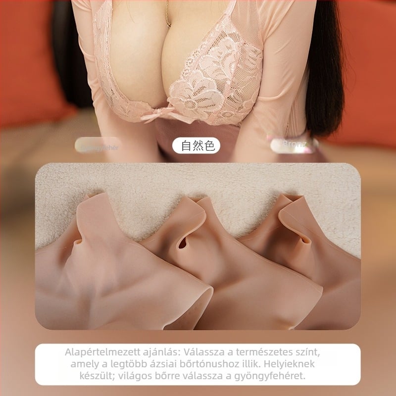 Szilikonból készült mellprotézisek cross-dresshez, féltestes nőies alakhoz, cosplay mellek és push-up párnák
