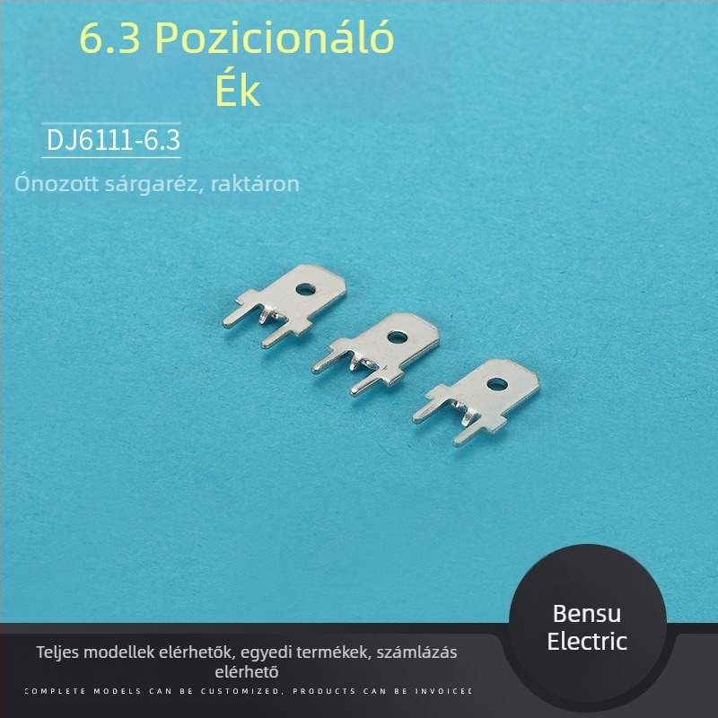 DJ6111-6.3 6.3 mm pozicionáló pin PCB-hez