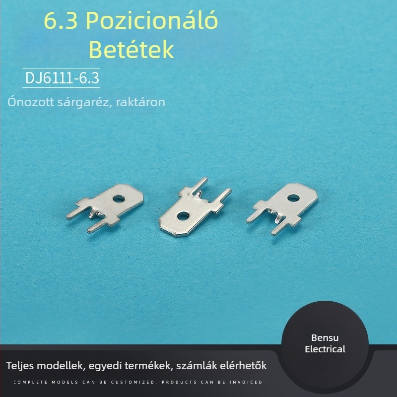 DJ6111-6.3 6.3 mm pozicionáló pin PCB-hez
