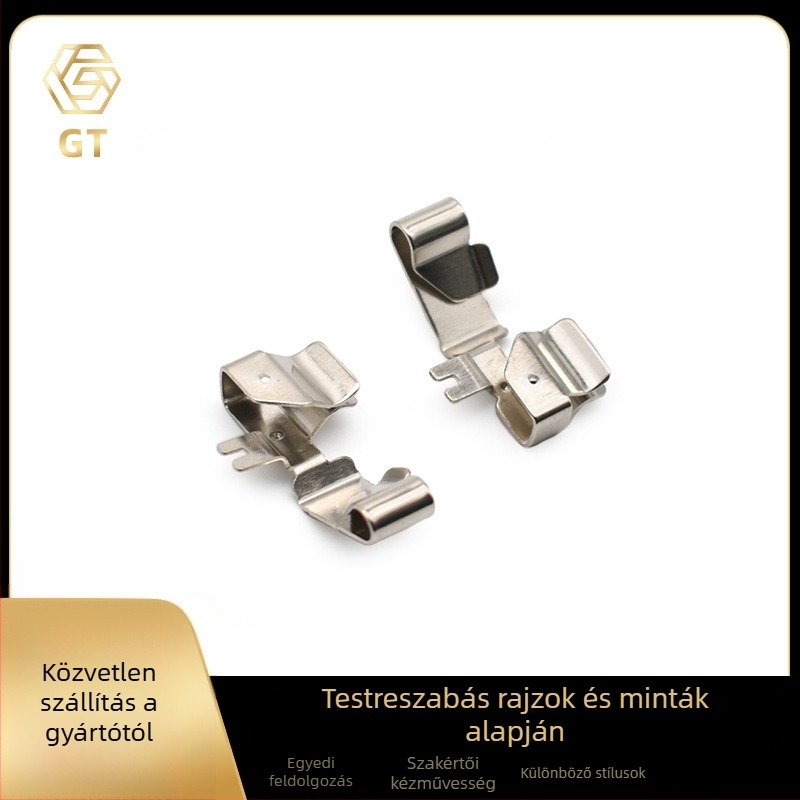 Ötlyukas aljzat érintkező réz alkatrész, foszforos réz, sajtolt rézlemez