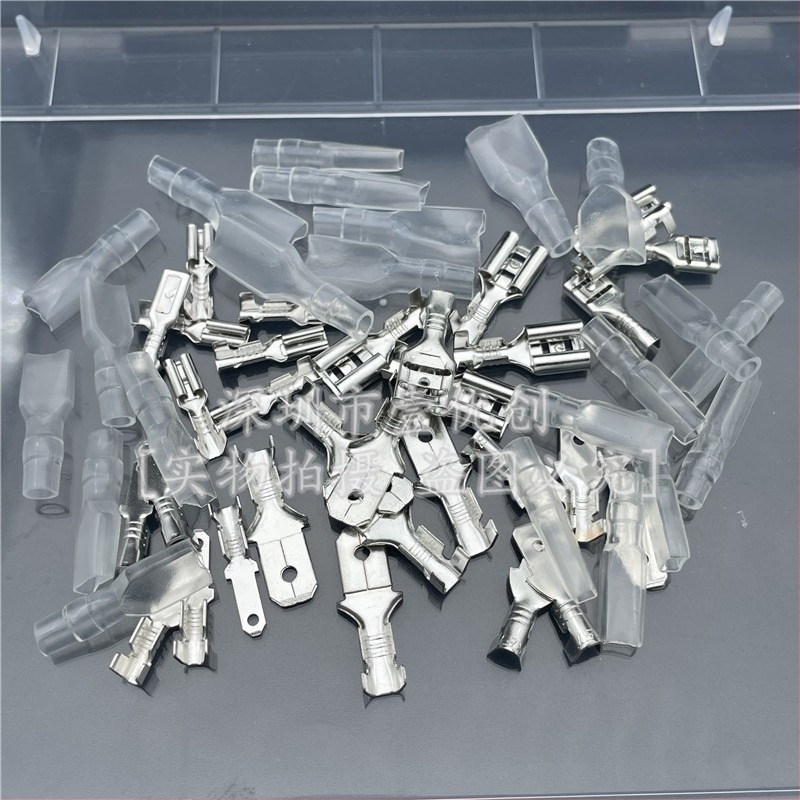 Plug-in terminál csatlakozó, hidegpréselt érintkező, női hüvely