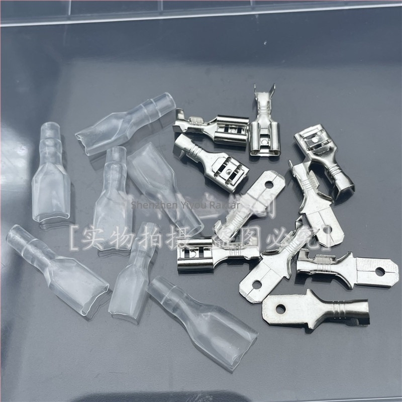 Plug-in terminál csatlakozó, hidegpréselt érintkező, női hüvely