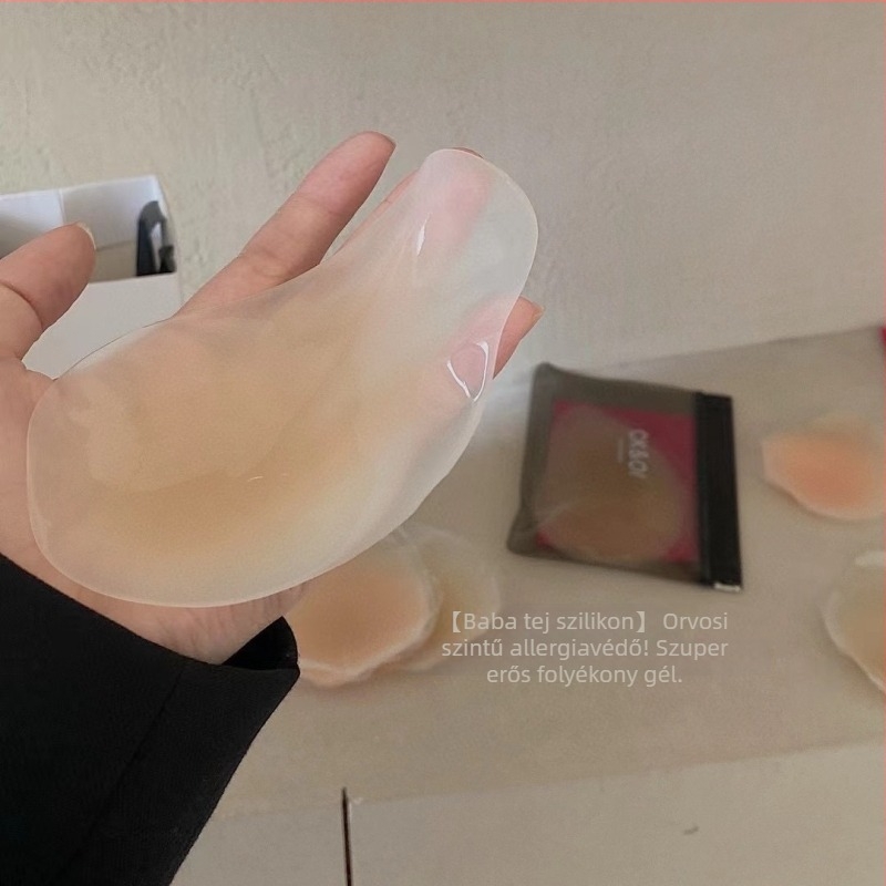 Szilikon mellfelhúzó patch, teardrop alakú, ultra vékony, lélegző, láthatatlan