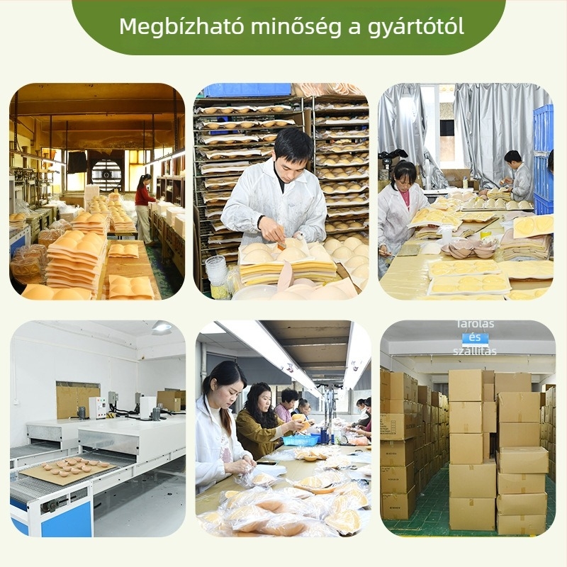 Zhihui Láthatatlan szilikon melltartó tapasz – vállpánt nélküli, egydarabos dizájn, pamut anyag, oldalsó csattal