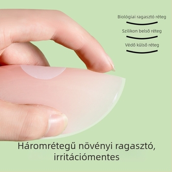 Szilikon melltapasz, ultra vékony, láthatatlan, átlátszó, magas rugalmasságú