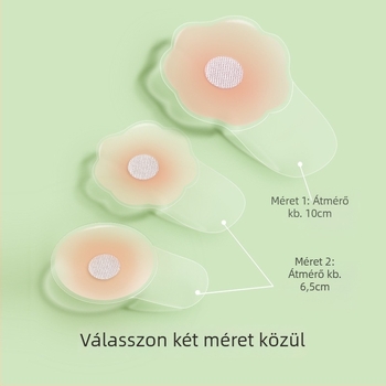 Szilikon melltapasz, ultra vékony, láthatatlan, átlátszó, magas rugalmasságú