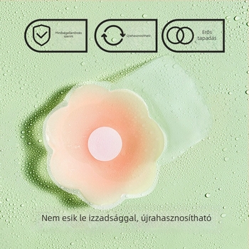 Szilikon melltapasz, ultra vékony, láthatatlan, átlátszó, magas rugalmasságú