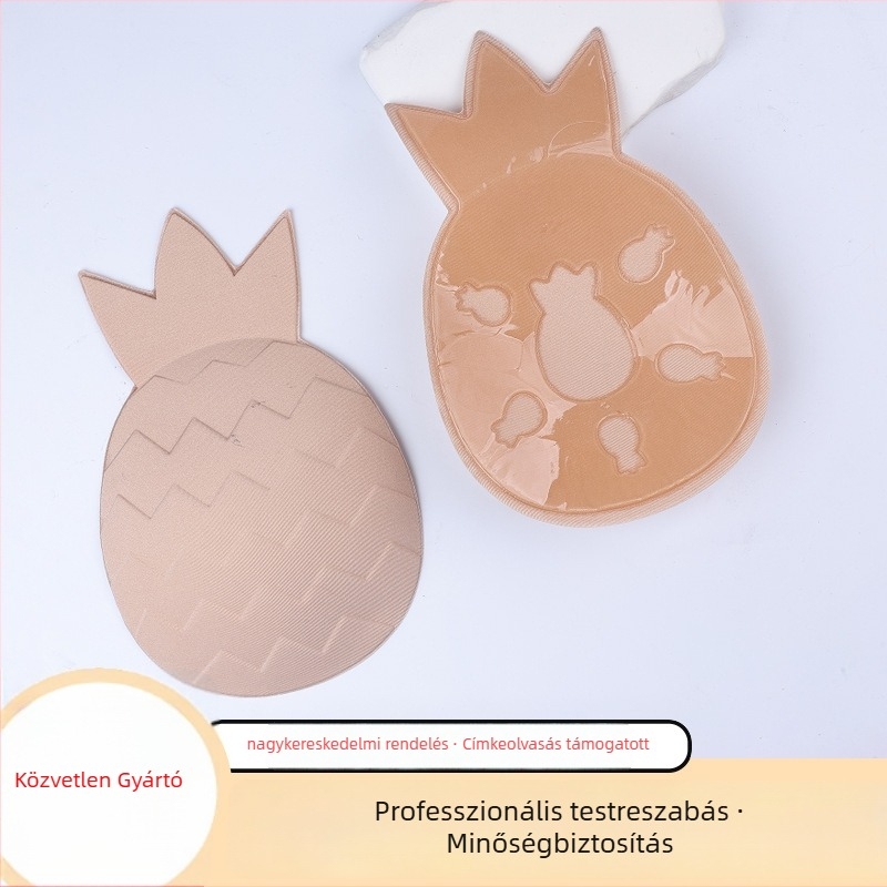 Ananász alakú mellpatch, egy darabos, pántok nélkül, nylonból, légáteresztő, láthatatlan