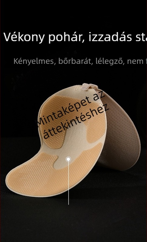 Szilikon melltapasz mangó alakú, ultra vékony, légáteresztő, láthatatlan