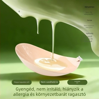 Nylon anyagú ragasztó melltapaszok, push-up, láthatatlan, megnöveli az alakot, vastagított dizájn (Nylon; Push-Up; Láthatatlan; Megnöveli; Vastagított)