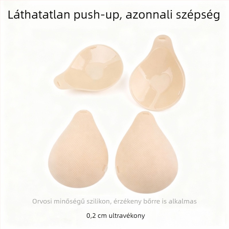 kanál alakú melltapasz izzadást vezető barázdával, halter-stílusú mellbimbó-takaró, hálós mellpatch, emelés és összeszorítás menyasszonyi ruhához