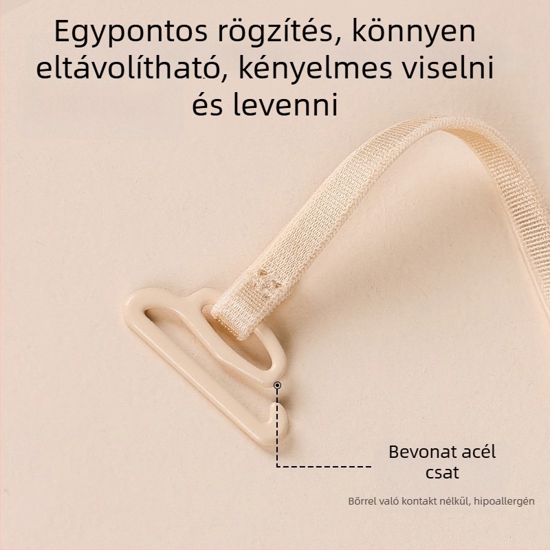 Csúszásmentes melltartó vállpántok, nejlon, Forever weave, csipke részletek, gumírozott csat, őszi 2025 kiadás