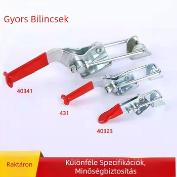 Vas gyorsfogó alkatrész, automata bélyegzés, modell 40 341 431 403232