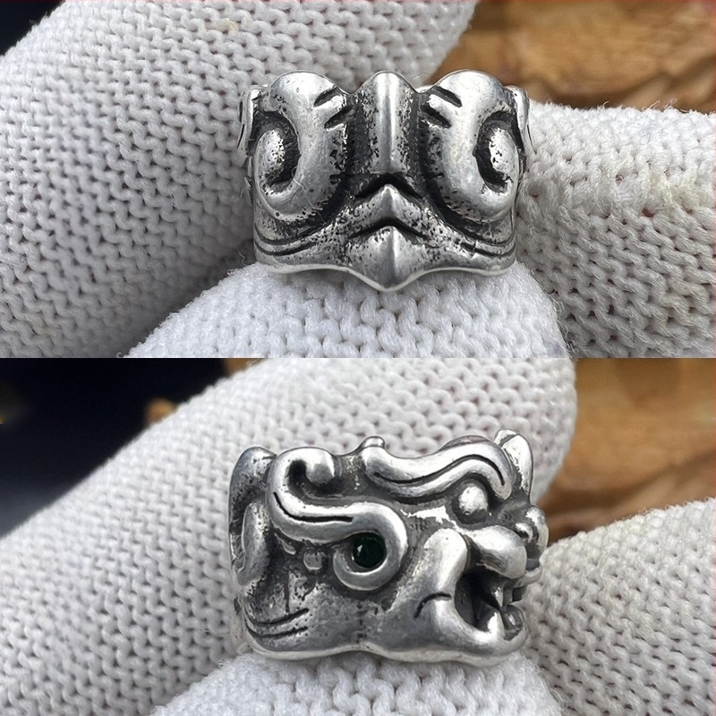 DIY kiegészítők • réz • retro felület magas színmegőrzéssel • kínai stílusú szél • totem mintázat