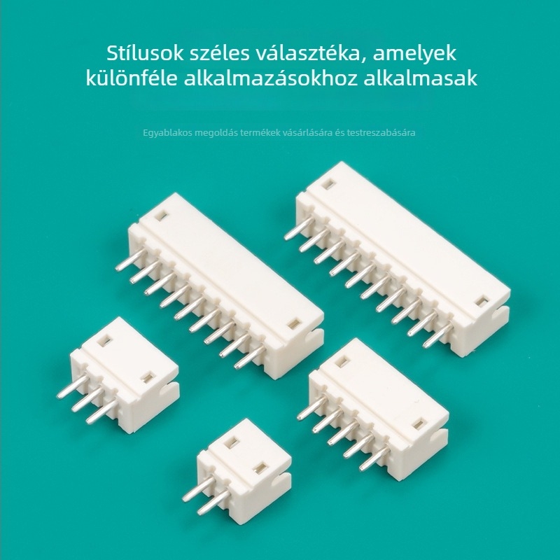 1,5 mm-es pinfejű csatlakozó, 180°-os egyenes pin, függőleges terminálblokk, dugaszolható csatlakozó