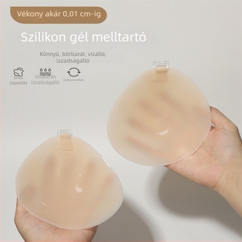 Szilikon ultra vékony kör alakú mellkas tapasz – láthatatlan, push-up effekt