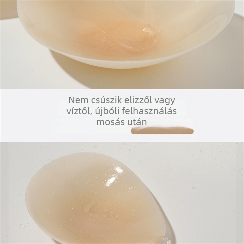 Szilikon ultra vékony kör alakú mellkas tapasz – láthatatlan, push-up effekt