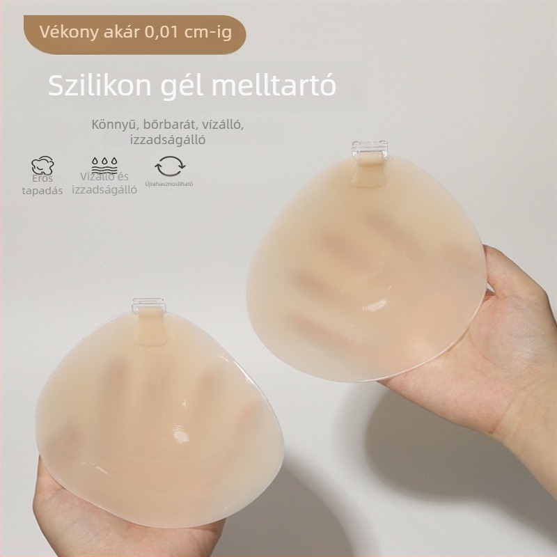 Szilikon ultra vékony kör alakú mellkas tapasz – láthatatlan, push-up effekt