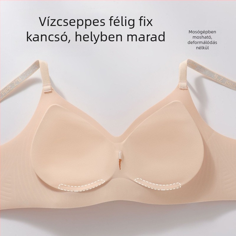 Melltartó Camellia varrat nélküli, puha támasz, anti-gravitációs push-up, lélegző és kényelmes; kosár 3/4, vékony formázott kosár; anyag nylon; rögzített kettős vállpántok; hátul három sor kapocs