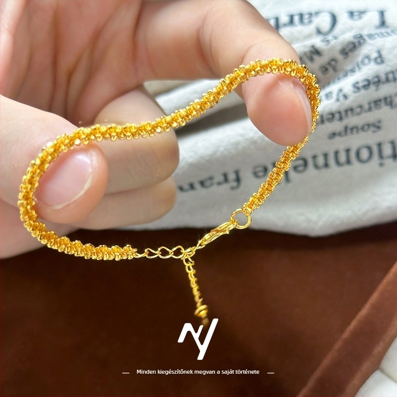 Réz alapú karkötő elektropácolással nőknek – Niyou Jewelry, női stílus, hideg stílus, kézhez szánt ékszer