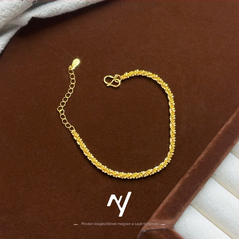 Réz alapú karkötő elektropácolással nőknek – Niyou Jewelry, női stílus, hideg stílus, kézhez szánt ékszer