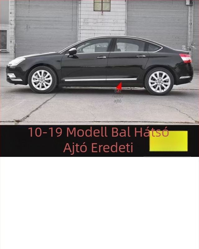 Citroën C5-höz antiütközési csík első- és hátsó lökhárítóhoz – ABS bevonat, elektroplatinált felület, modellkódok 7452sh 7452sj 745326 745325 9803383180 9803383080