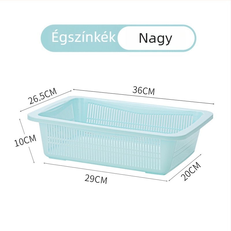 Műanyag konyhai tároló kosár gyümölcsöknek és zöldségeknek — egyszerű modern stílus, Galley Basket, a 2015 nyarán került forgalomba