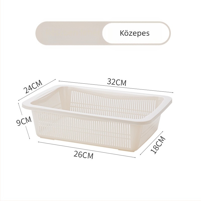 Műanyag konyhai tároló kosár gyümölcsöknek és zöldségeknek — egyszerű modern stílus, Galley Basket, a 2015 nyarán került forgalomba