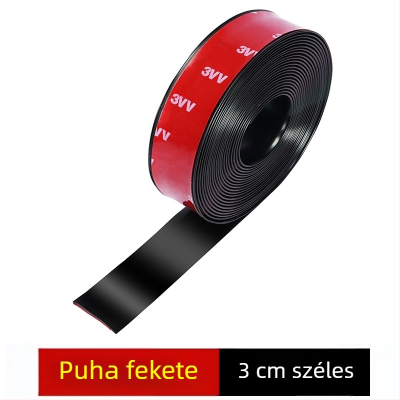 PU oldalütésvédő ajtó sáv karbon szálas megjelenéssel, testreszabható feldolgozás, univerzális illeszkedés