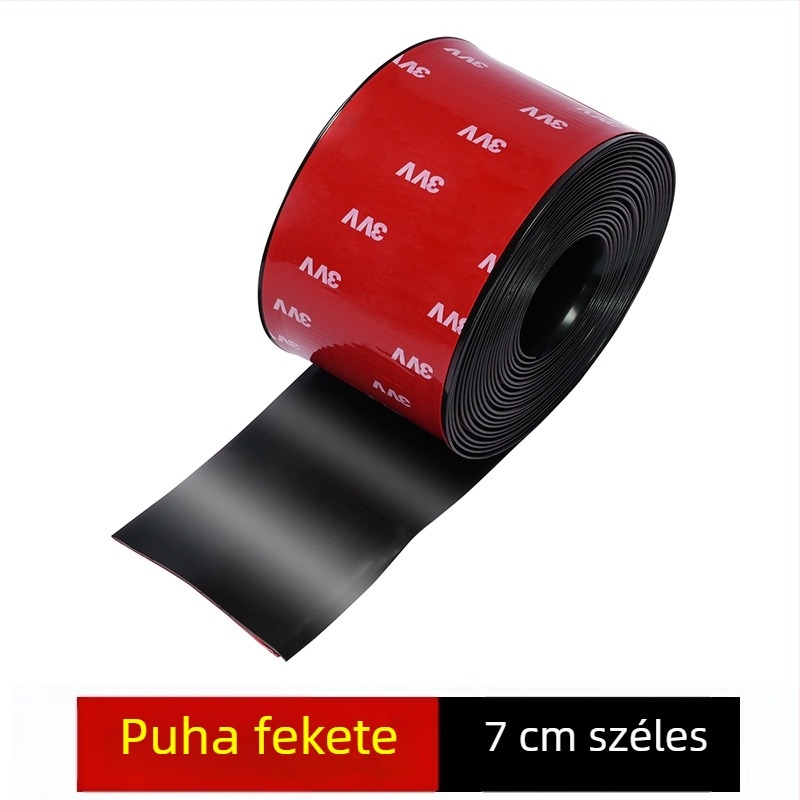 PU oldalütésvédő ajtó sáv karbon szálas megjelenéssel, testreszabható feldolgozás, univerzális illeszkedés