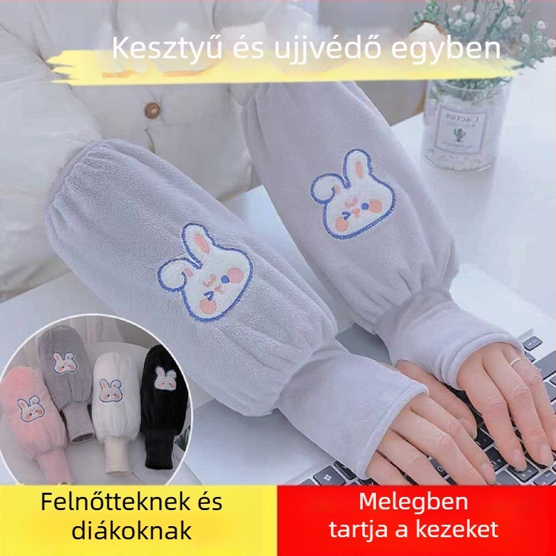 Ujjakkal ellátott kötény, pamutból, vízálló (Pamut, Vízálló)